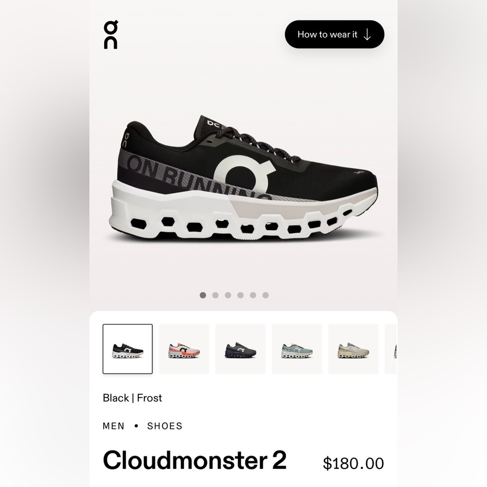 On Cloudmonster 2 Men’s Shoes